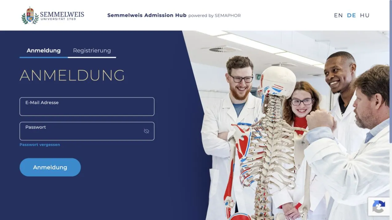 Apply: German language view